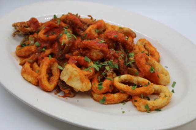 Fried Calamari Arrabbiata.