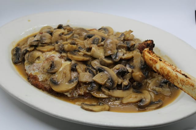 Veal Chop Valdostana.