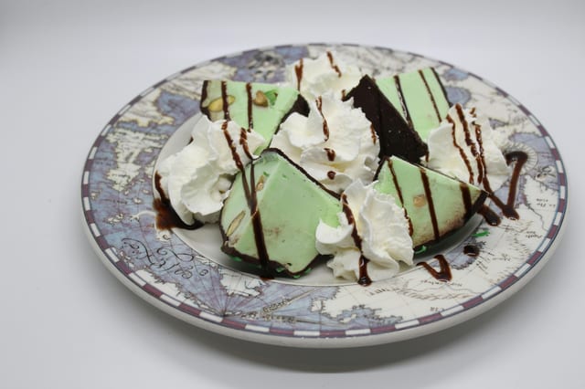 Pistachio Tartufo.