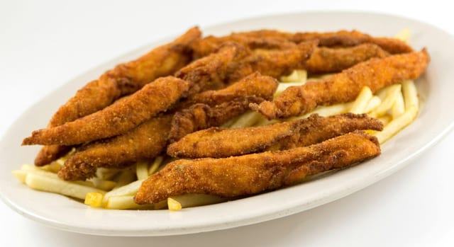 Kids' Chicken Fingers & Fries.