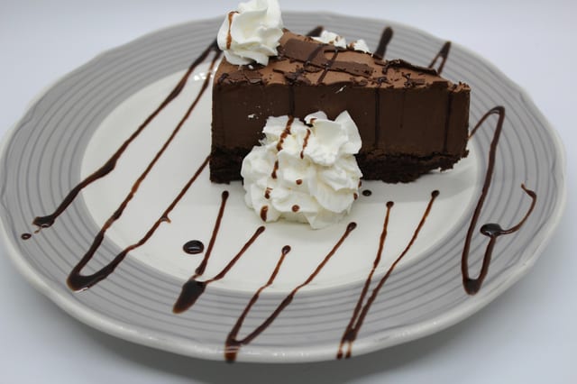 Chocolate Mousse Cake.