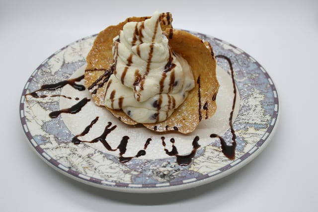 Homemade Cannoli.
